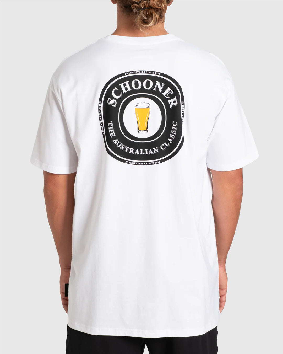 JS Schooner SS Tee - White