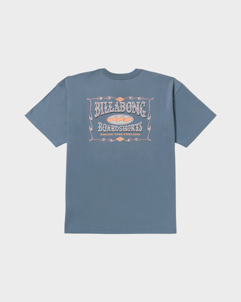 Billabong Double Spread OG SS Tee - Slate Blue - Star Surf + Skate