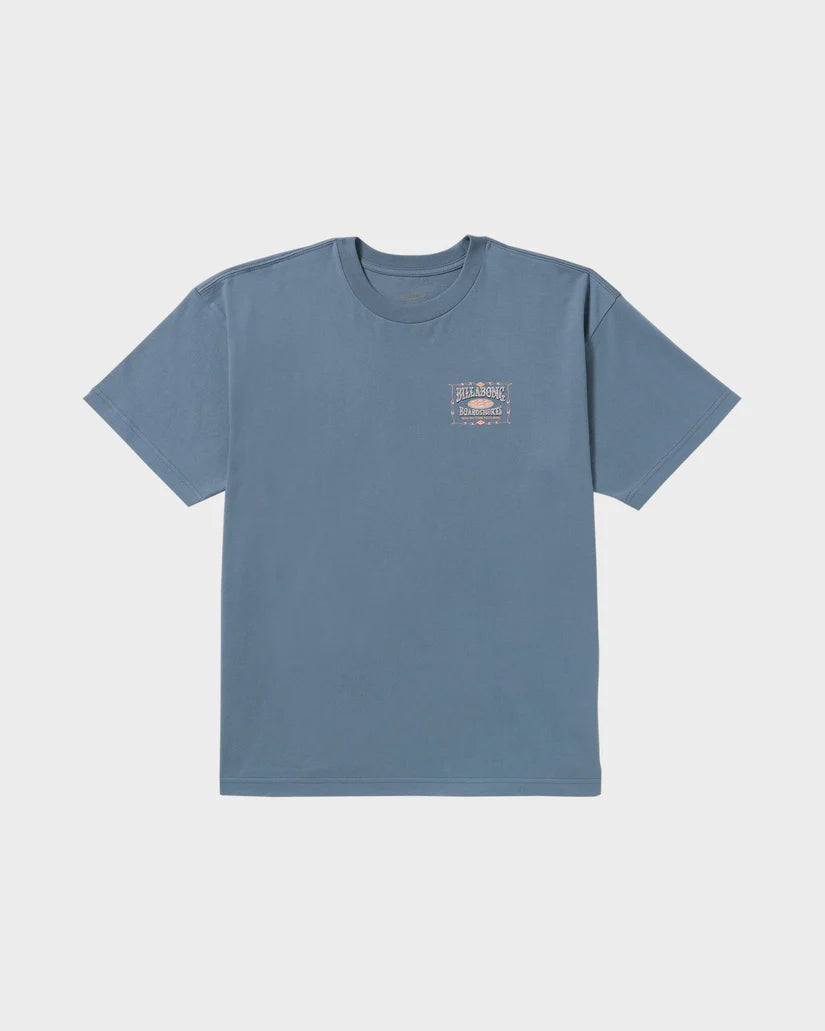 Billabong Double Spread OG SS Tee - Slate Blue - Star Surf + Skate