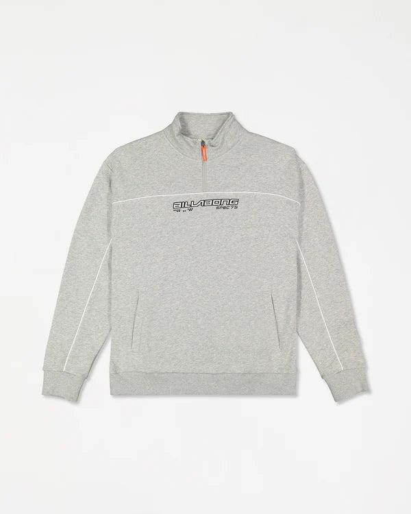 Billabong Spec 1/4 Zip - Light Grey Heather