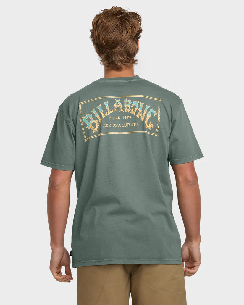 Billabong Original Arch Premium WW SS Tee - Dark Slate - Star Surf + Skate