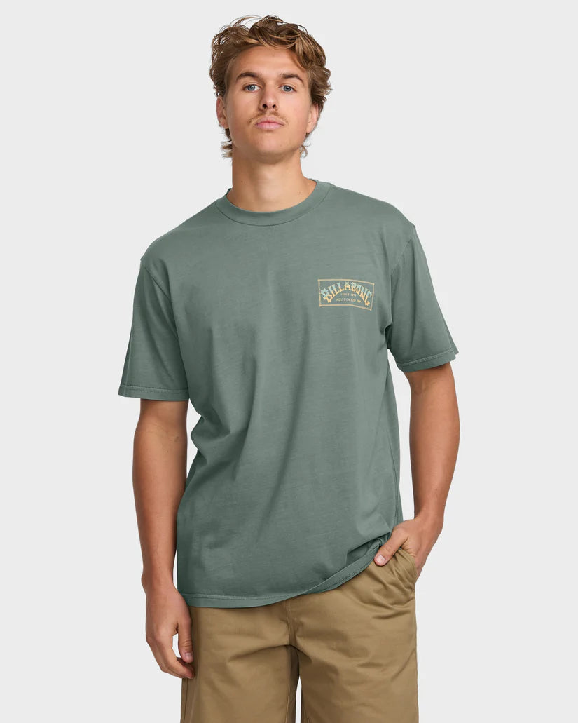 Billabong Original Arch Premium WW SS Tee - Dark Slate - Star Surf + Skate