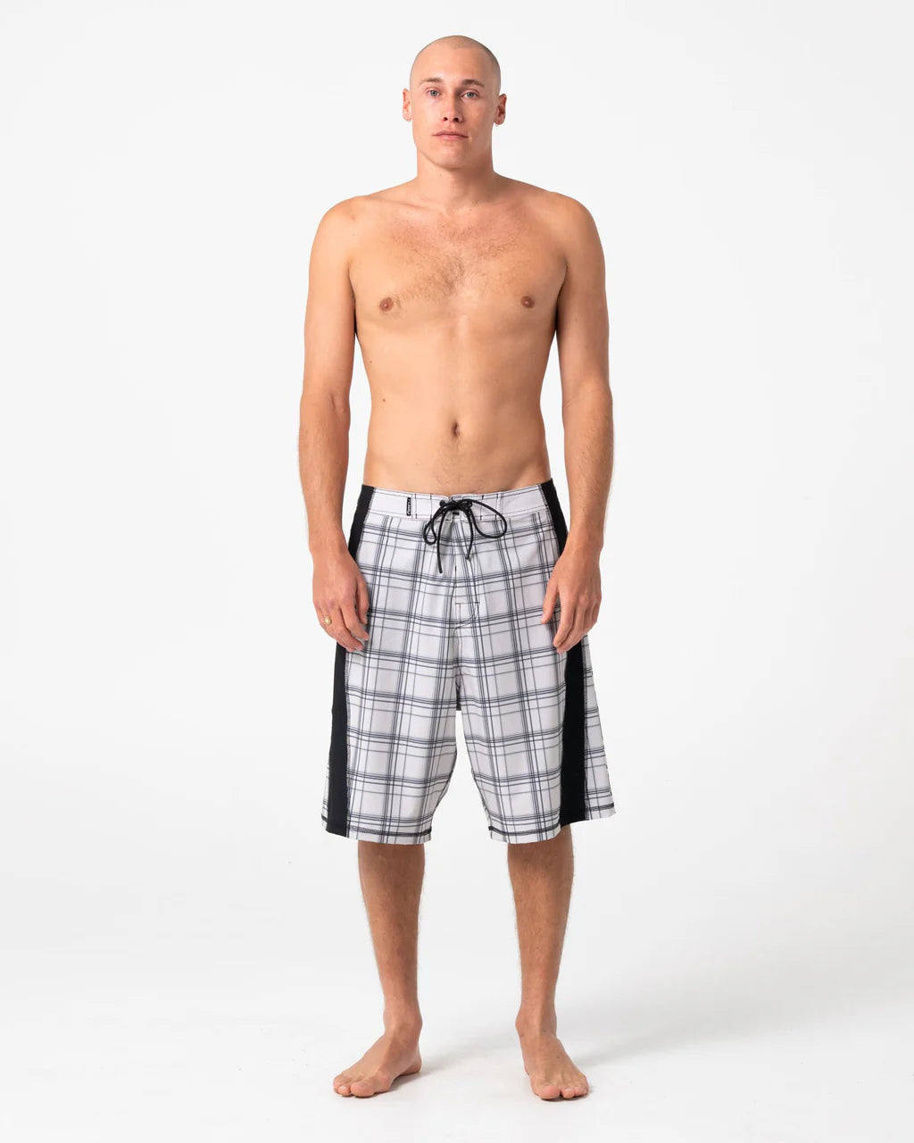 Rusty Cyberpunk Fixed Waist Boardshort - Stone Grey - Star Surf + Skate