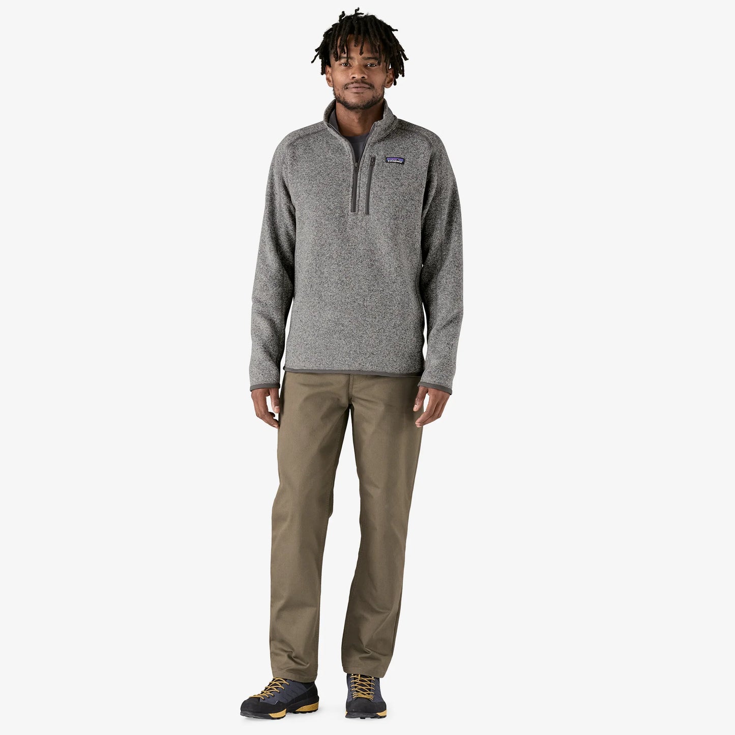 Patagonia Men's Better Sweater 1/4 Zip Fleece - Stonewash - Star Surf + Skate