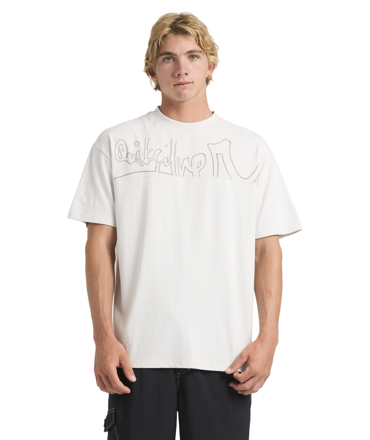 Quiksilver Top Knit Top SS Tee - Grey Violet - Star Surf + Skate