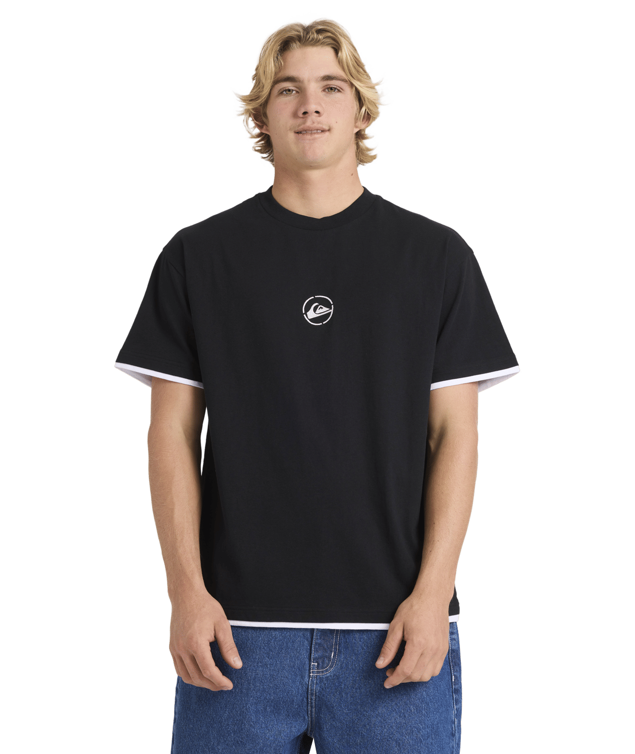 Quiksilver Rifle Tipper SS Tee - Black - Star Surf + Skate