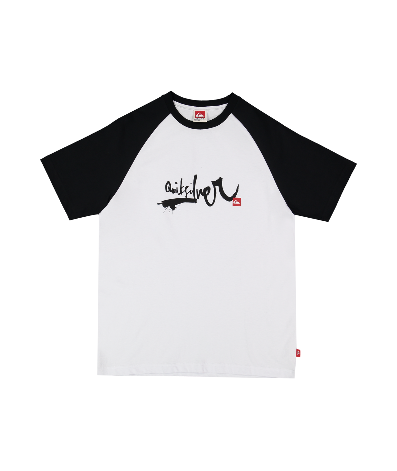 Quiksilver Impaired Raglan SS Tee - White - Star Surf + Skate