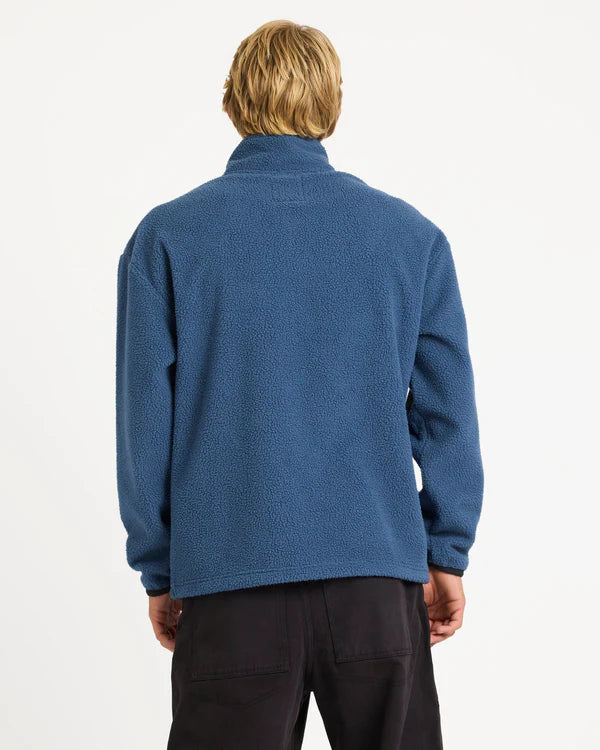 Quiksilver Mercury Panel Polar Fleece - Dark Denim - Star Surf + Skate