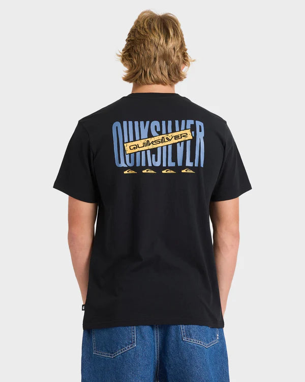 Quiksilver Repeater SS Tee - Black - Star Surf + Skate
