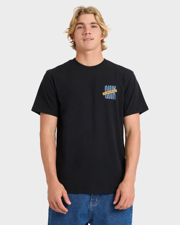 Quiksilver Repeater SS Tee - Black - Star Surf + Skate
