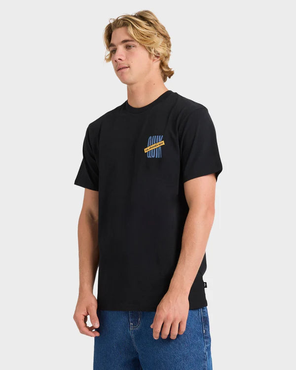 Quiksilver Repeater SS Tee - Black - Star Surf + Skate