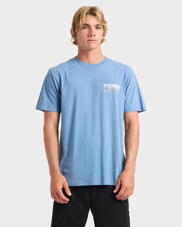 Quiksilver Boxed Out SS Tee - Coronet Blue