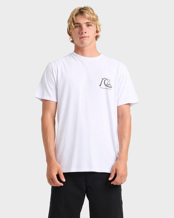 Quiksilver OG Boardshort Co SS Tee - White