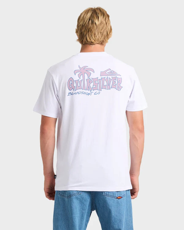 Quiksilver Palm Relax SS Tee - White - Star Surf + Skate