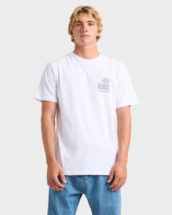 Quiksilver Palm Relax SS Tee - White - Star Surf + Skate