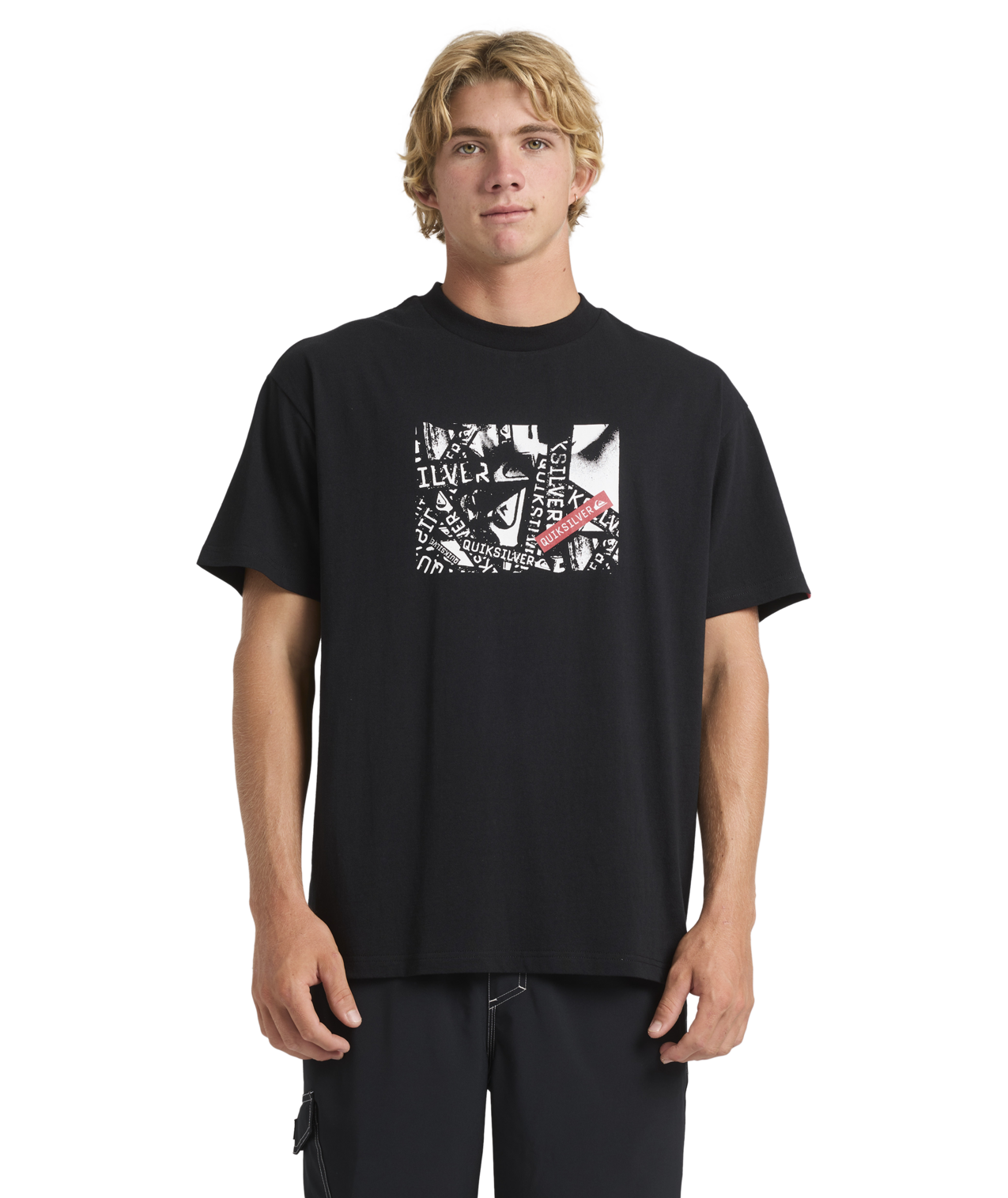 Quiksilver Sequence SS Tee - Black - Star Surf + Skate