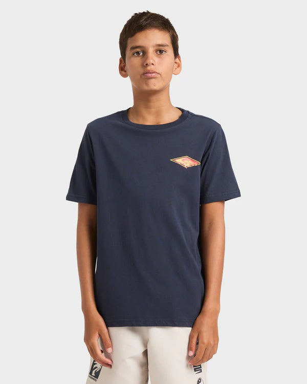 Quiksilver Thorn Arch Youth SS Tee - Dark Navy