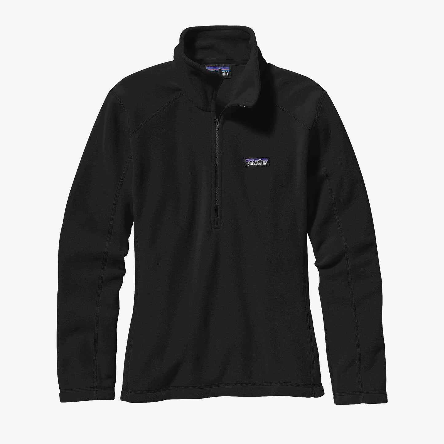 Patagonia Womens Micro D 1/4 Zip - Black - Star Surf + Skate