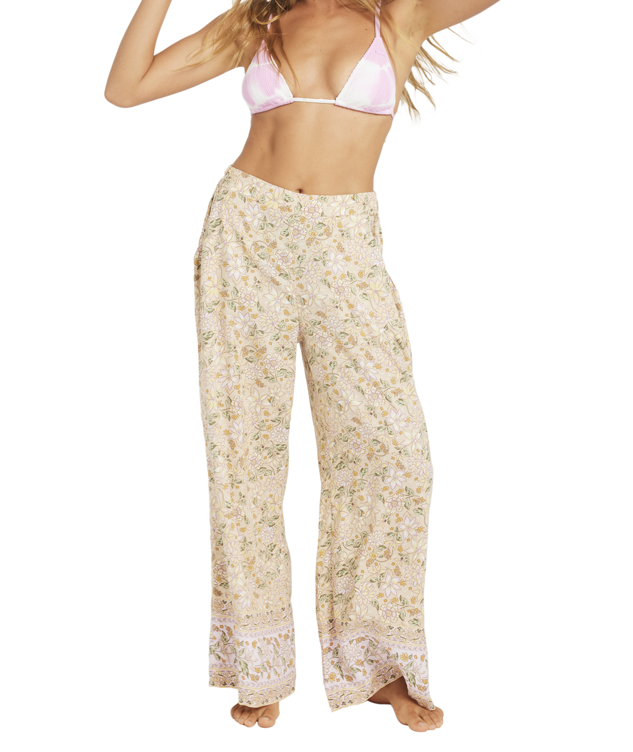 Roxy Garland Stripe Pant - Stone - Star Surf + Skate