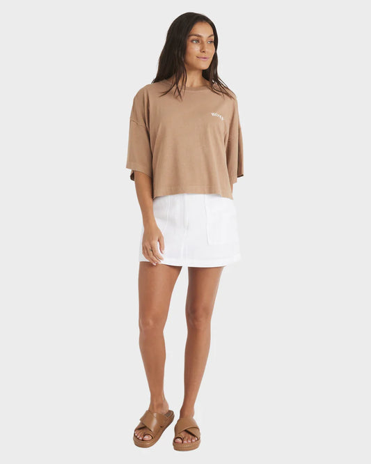Roxy Be Easy Tee - Wood - Star Surf + Skate