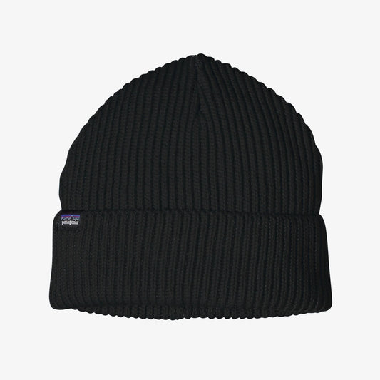 Patagonia Fishermans Rolled Beanie - Black - Star Surf + Skate