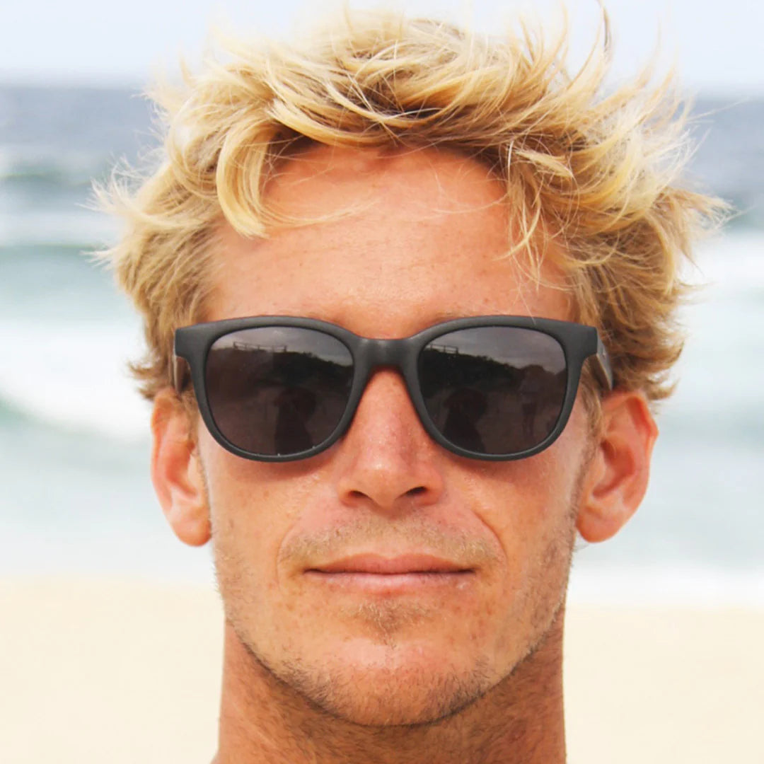 Carve Homeland - Matt Black Frame with Grey Polarized Lens - Star Surf + Skate