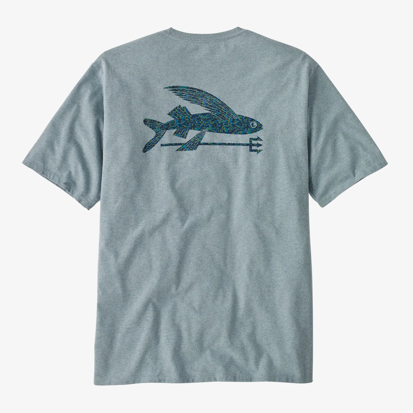 Patagonia M'S Flying Fish Responsibili Tee - Flying Fish:Sea Texture w/Thermal Blue - Star Surf + Skate