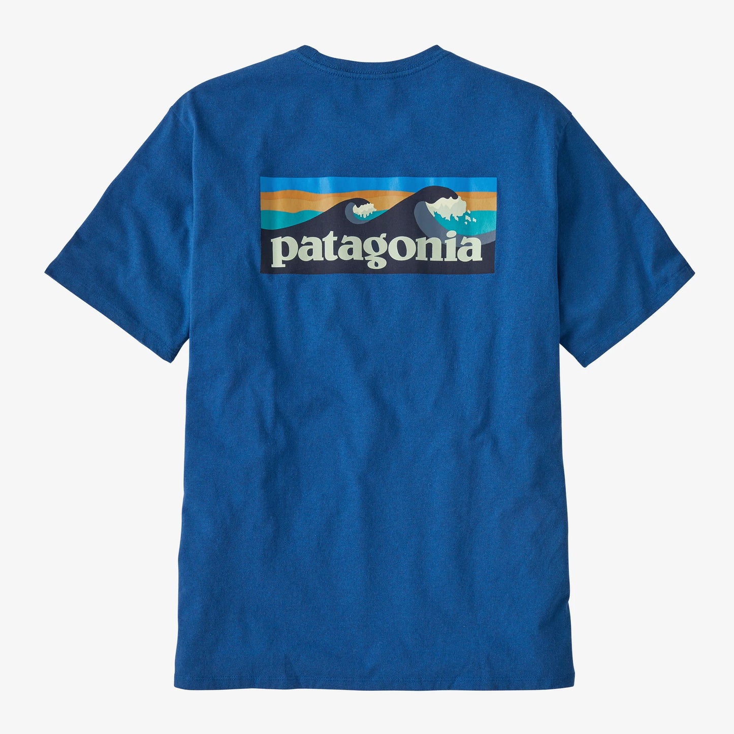Patagonia M'S Boardshort Logo Pocket Responsibili Tee - Endless Blue - Star Surf + Skate