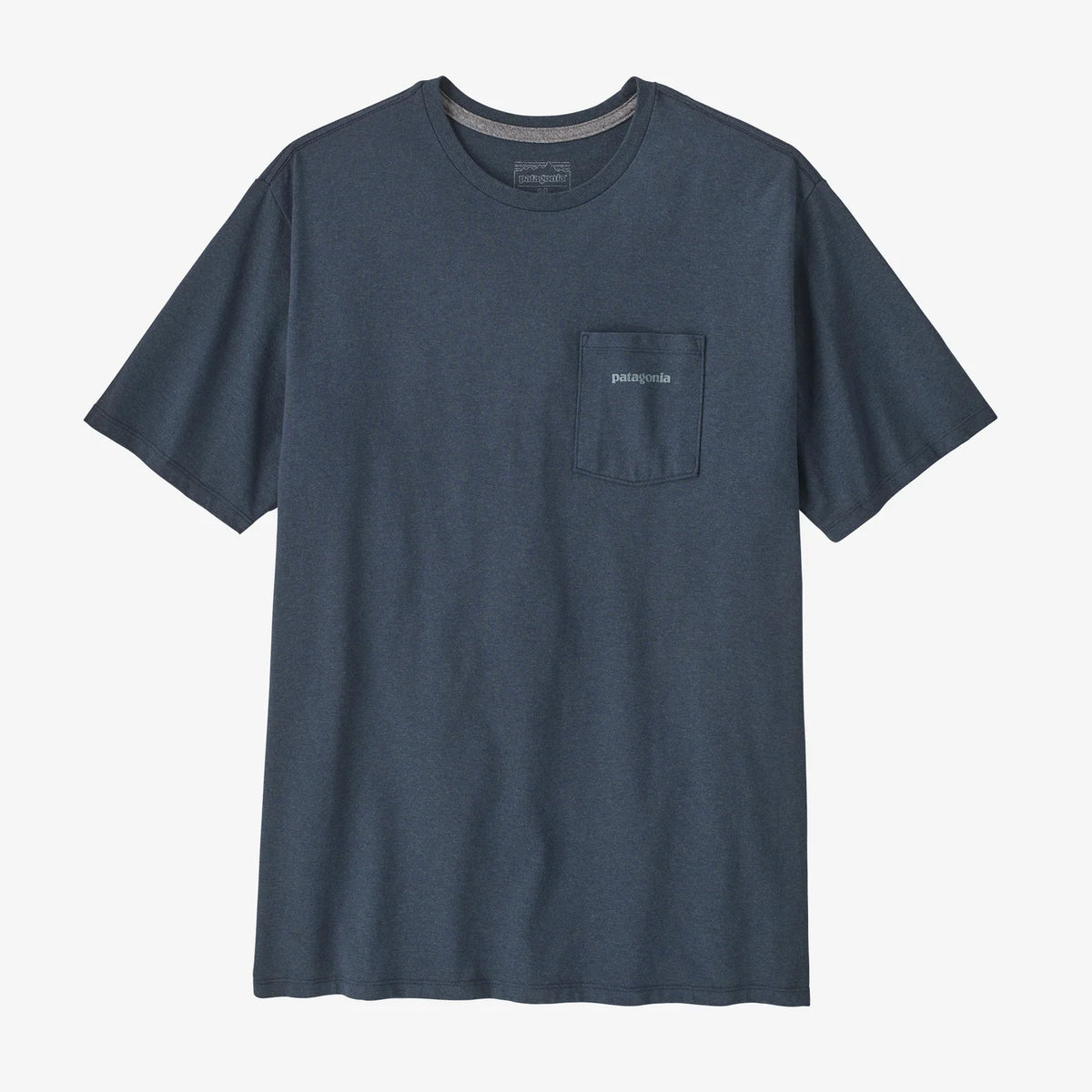 Patagonia M'S Boardshort Logo Pocket Responsibili Tee - Summit Blue