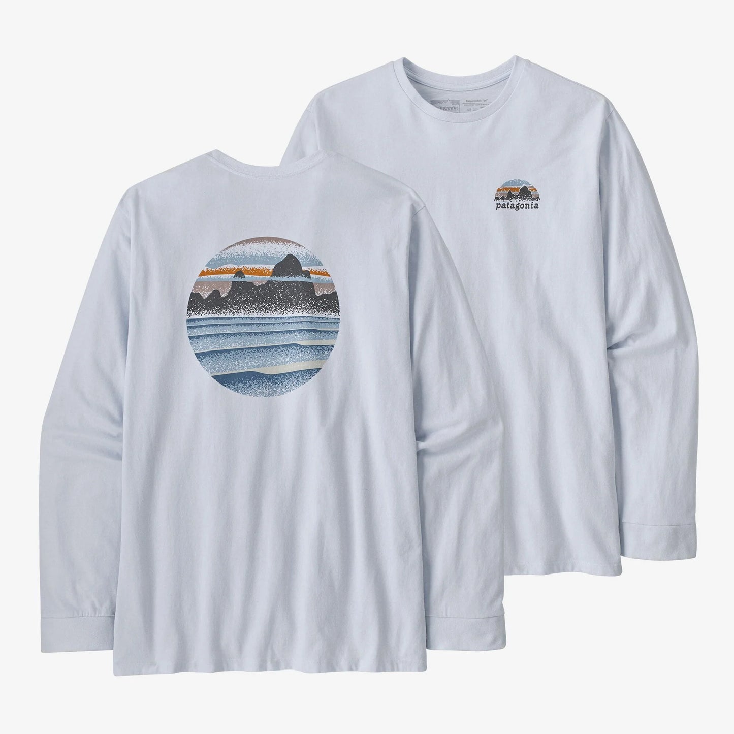 Patagonia M's L/S Skyline Stencil Responsibili Tee - Star Surf + Skate