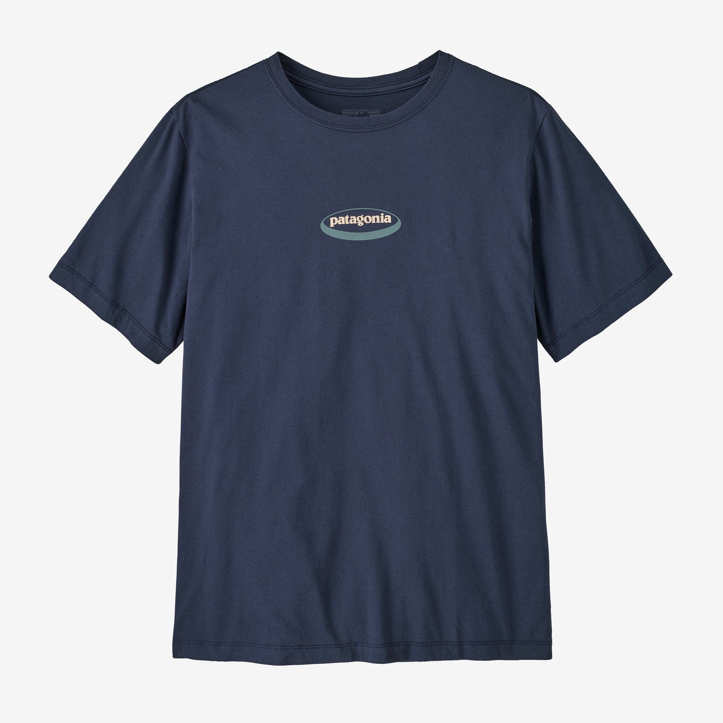 Patagonia Mens '95 Oval Logo SS Tee - New Navy:Kaleido