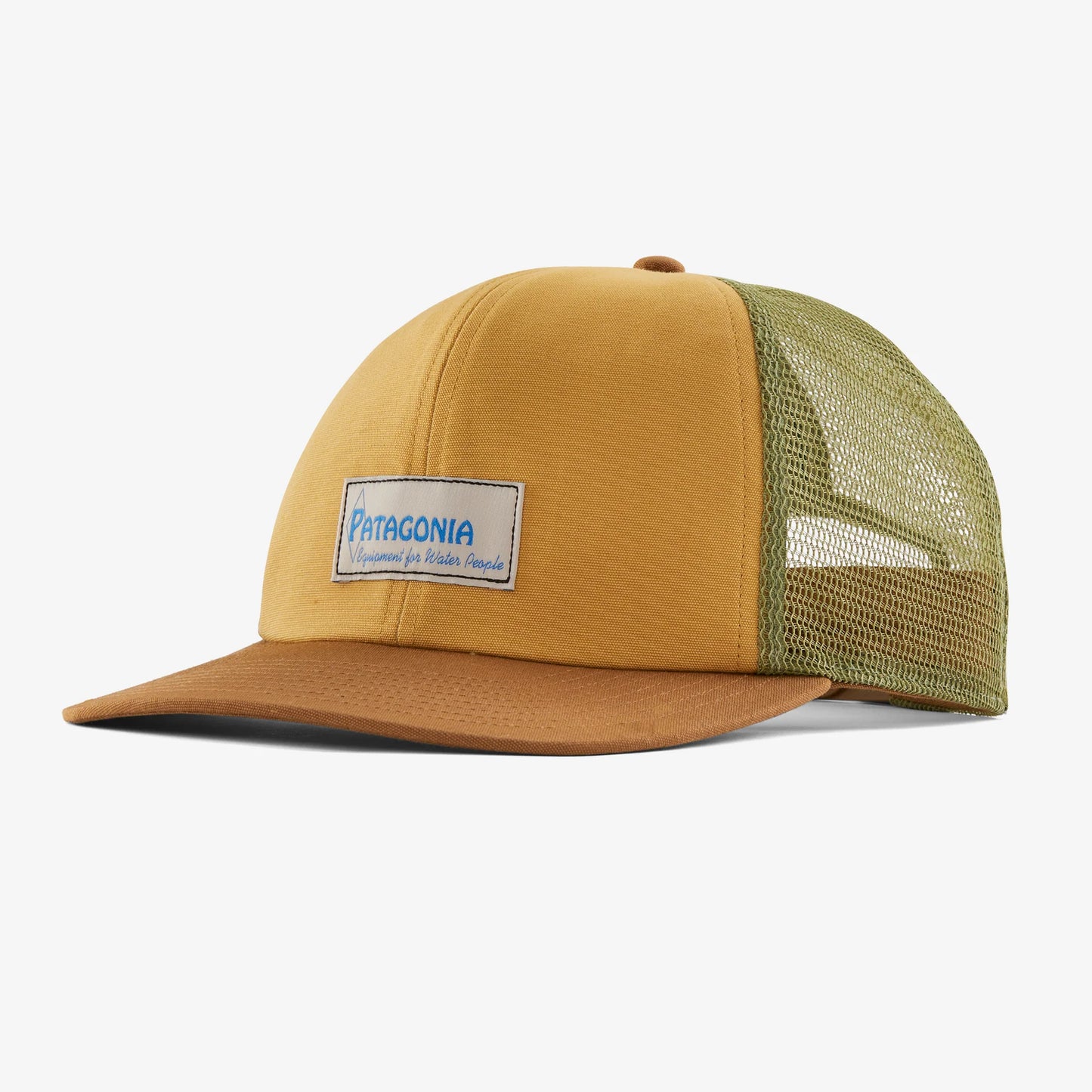 Patagonia Relaxed Trucker Hat - Water People Label:Pufferfish Gold - Star Surf + Skate