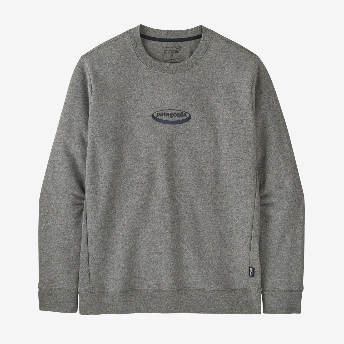 Patagonia M's '95 Oval Logo Uprisal Crew Sweatshirt - Gravel Heather