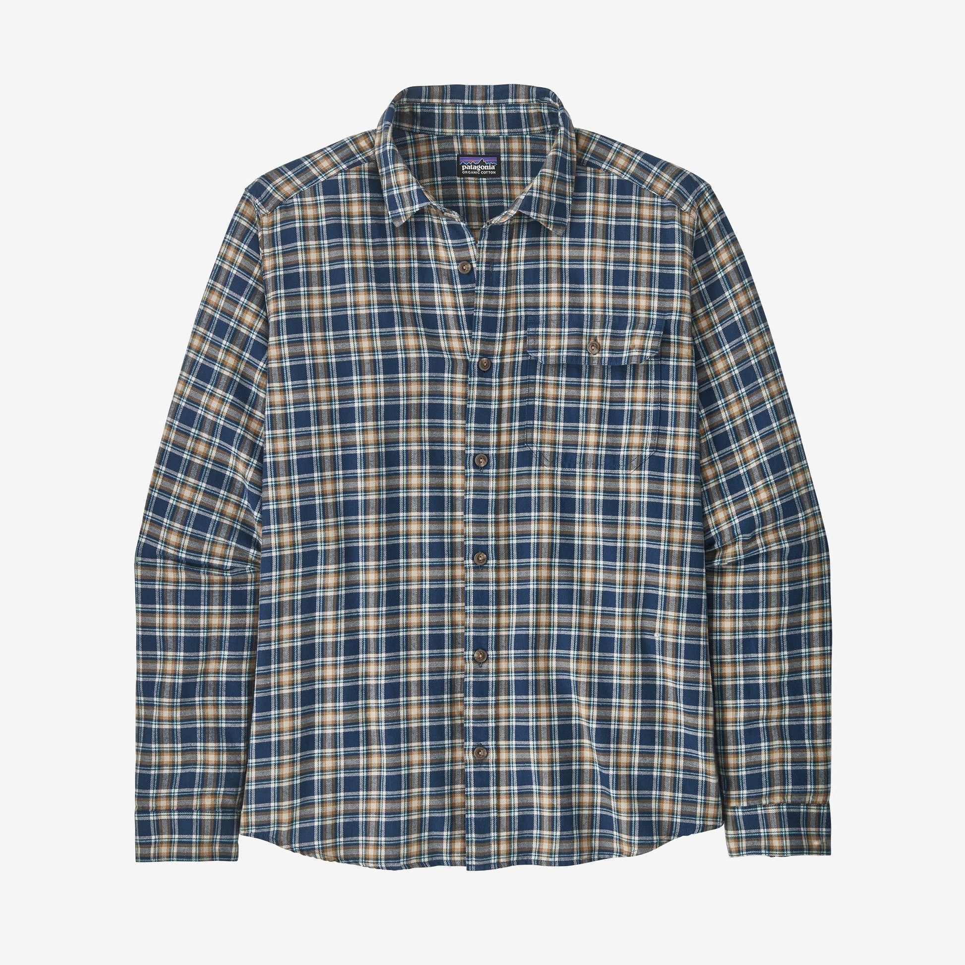 Patagonia M'S L/S Cotton in Conversion LW Flannel Shirt - Star Surf + Skate