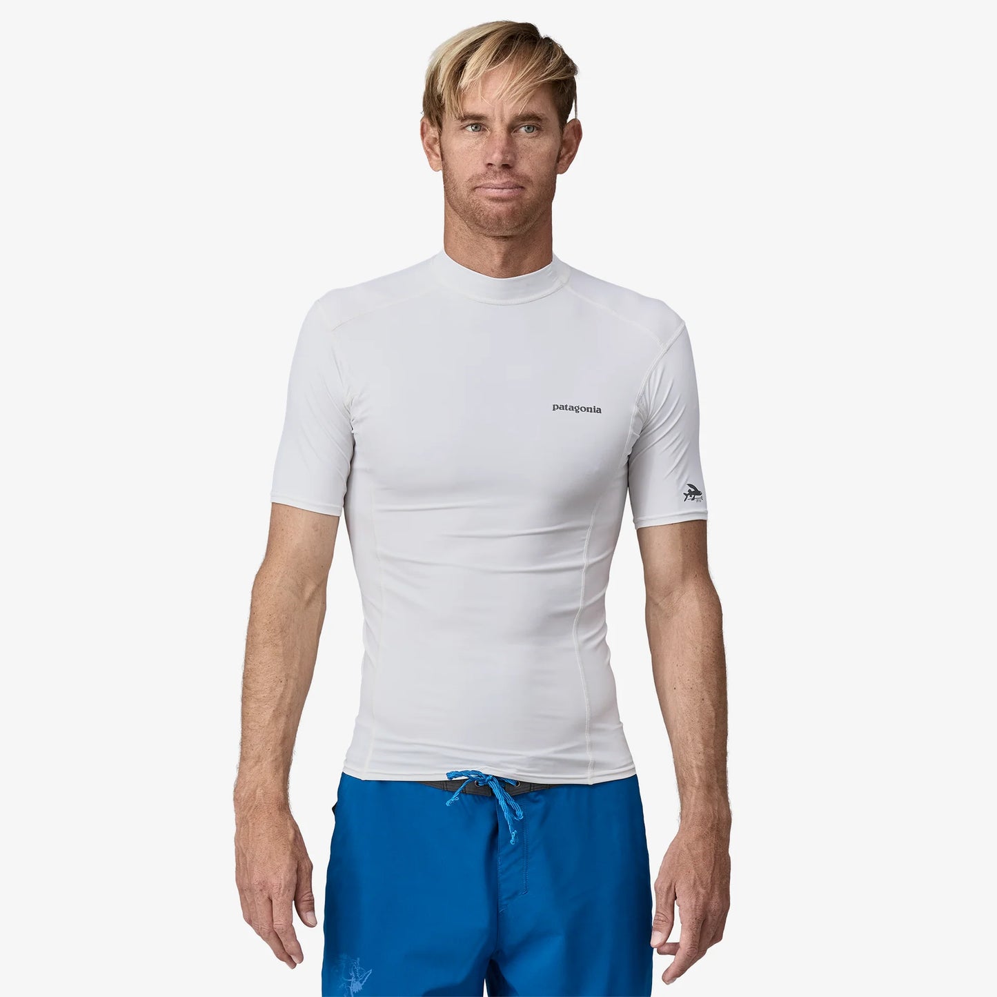 Patagonia Mens R0 SS Top - White - Star Surf + Skate
