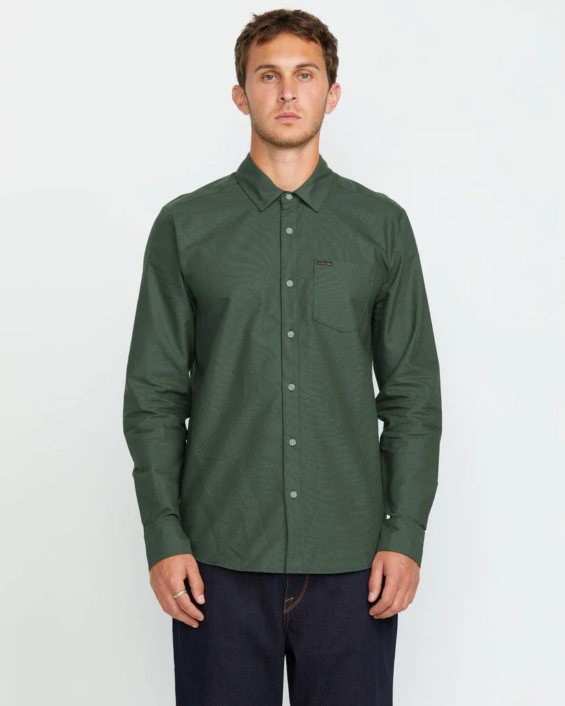 Volcom Veeco Oxford LS Shirt - Alpine - Star Surf + Skate