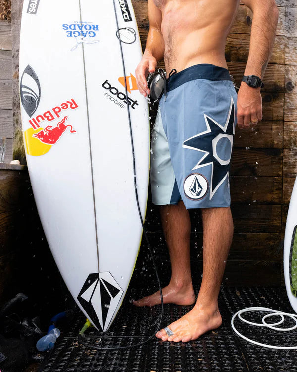 Volcom G4Zer Mod 20" Boardshorts - Blue Wash