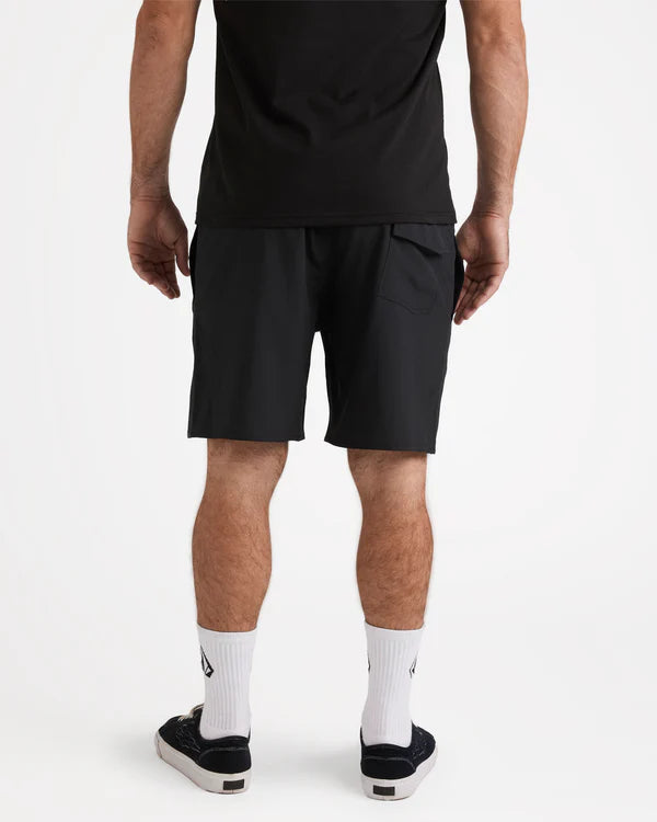 Volcom Sparklestone Elastic Waist Short - Antique Black