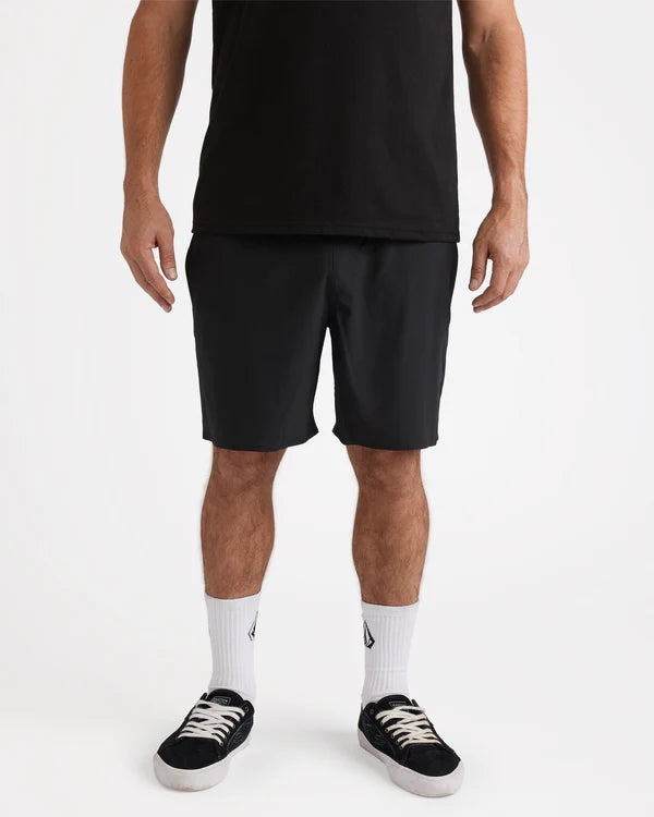Volcom Sparklestone Elastic Waist Short - Antique Black