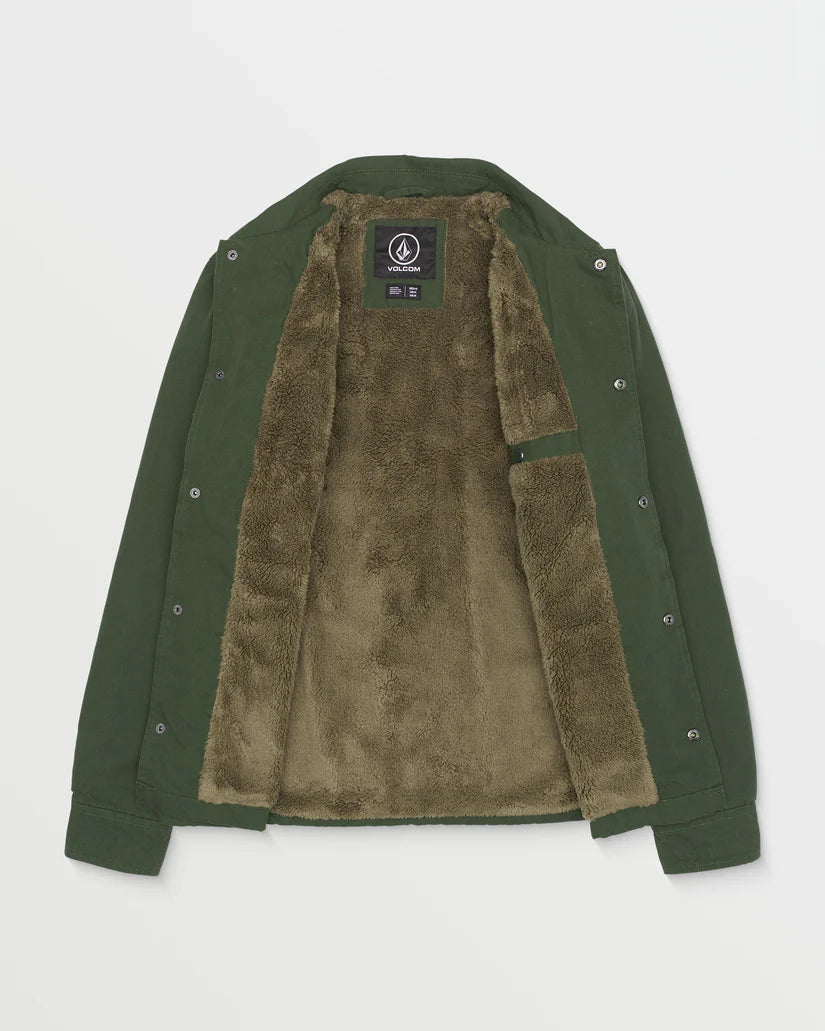 Volcom Larkin Lined Jacket - Squadron Green - Star Surf + Skate