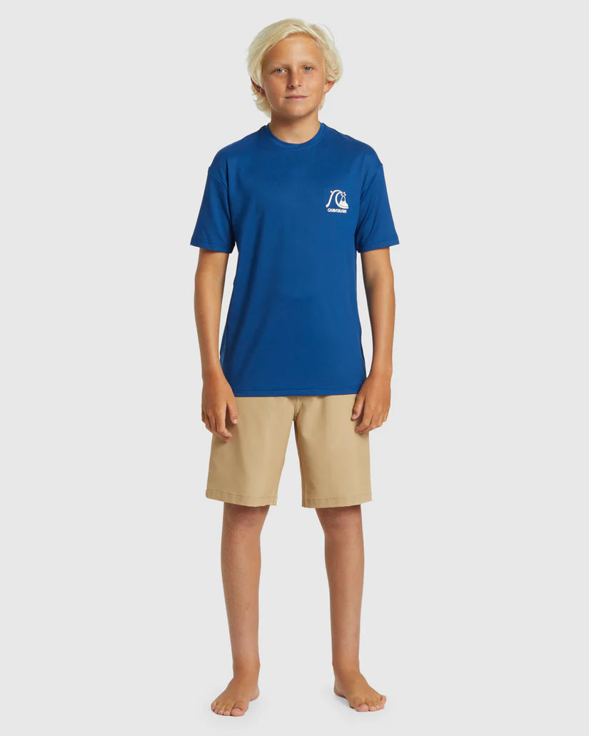 Quiksilver DNA Bubble Logo Surf SS Tee Youth - Monaco Blue - Star Surf + Skate