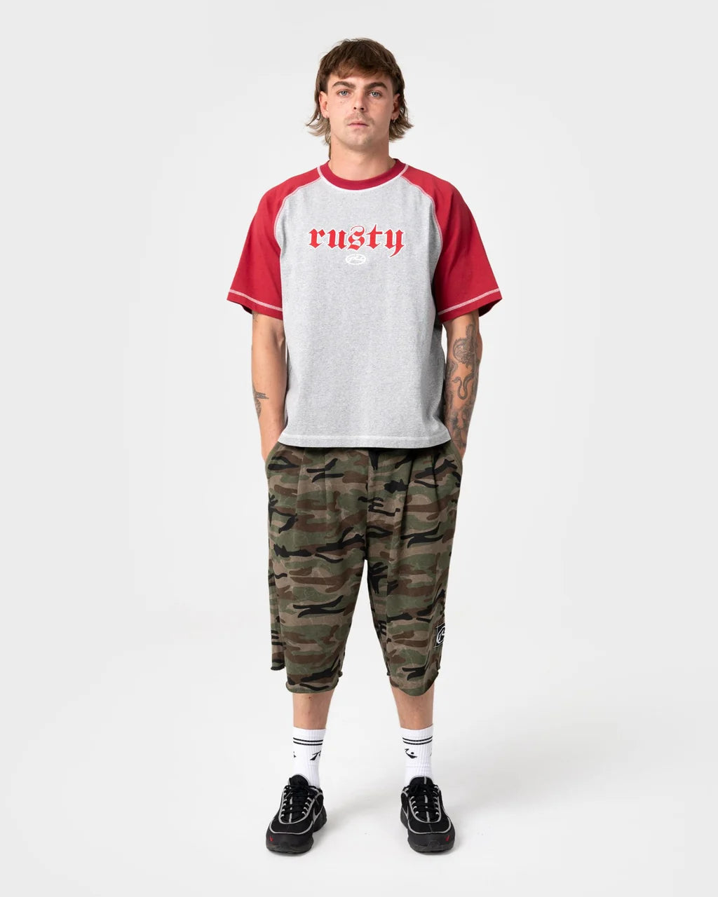 Rusty Decoy SS Tee - Grey Marle 2