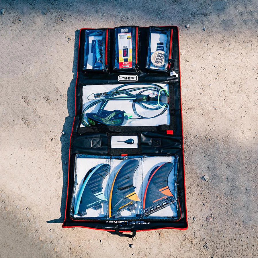 Ocean & Earth 3 Fold Surf Locker - Black - Star Surf + Skate