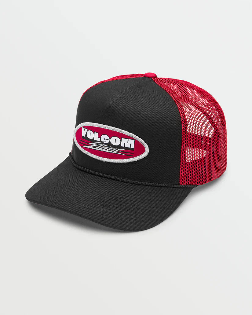 Volcom Shred Deck Trucker Hat - Ribbon Red - Star Surf + Skate