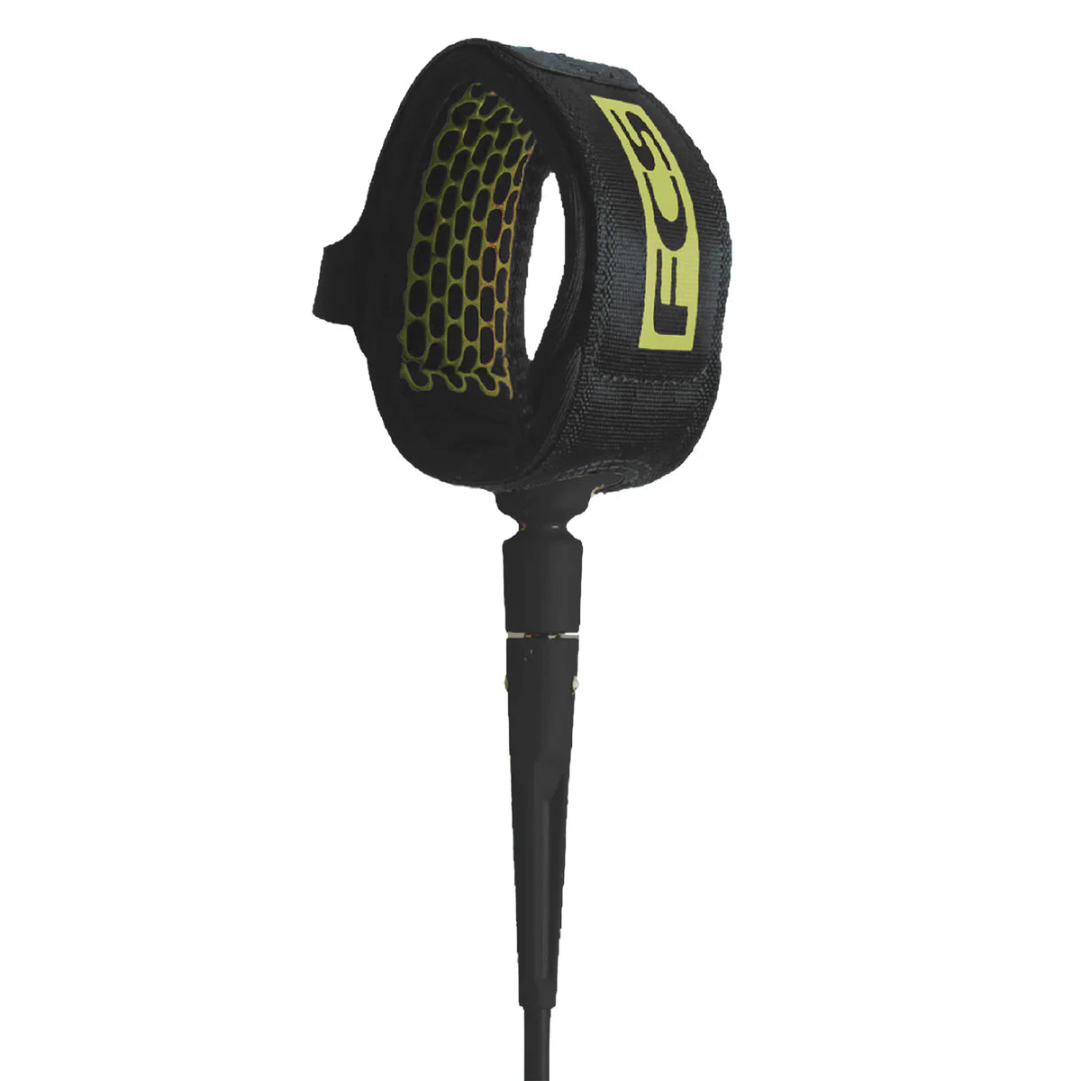 FCS 5' Competition Essential Leash - Coal Lime - Star Surf + Skate