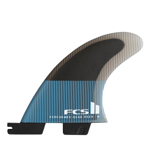 FCS II Performer PC Quad Rear Set - Tranquil Blue - Star Surf + Skate