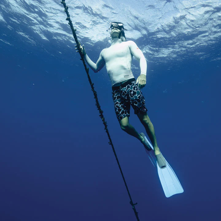 Florence Marine X LS Utility Pocket Hooded Rashguard - Silver - Star Surf + Skate