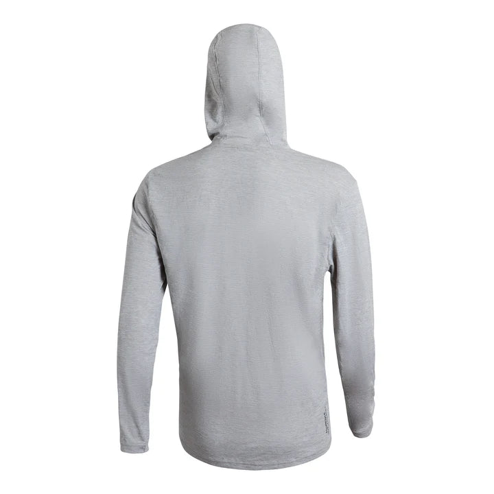 Florence Marine X LS Hooded Shirt - Light Heather Grey - Star Surf + Skate