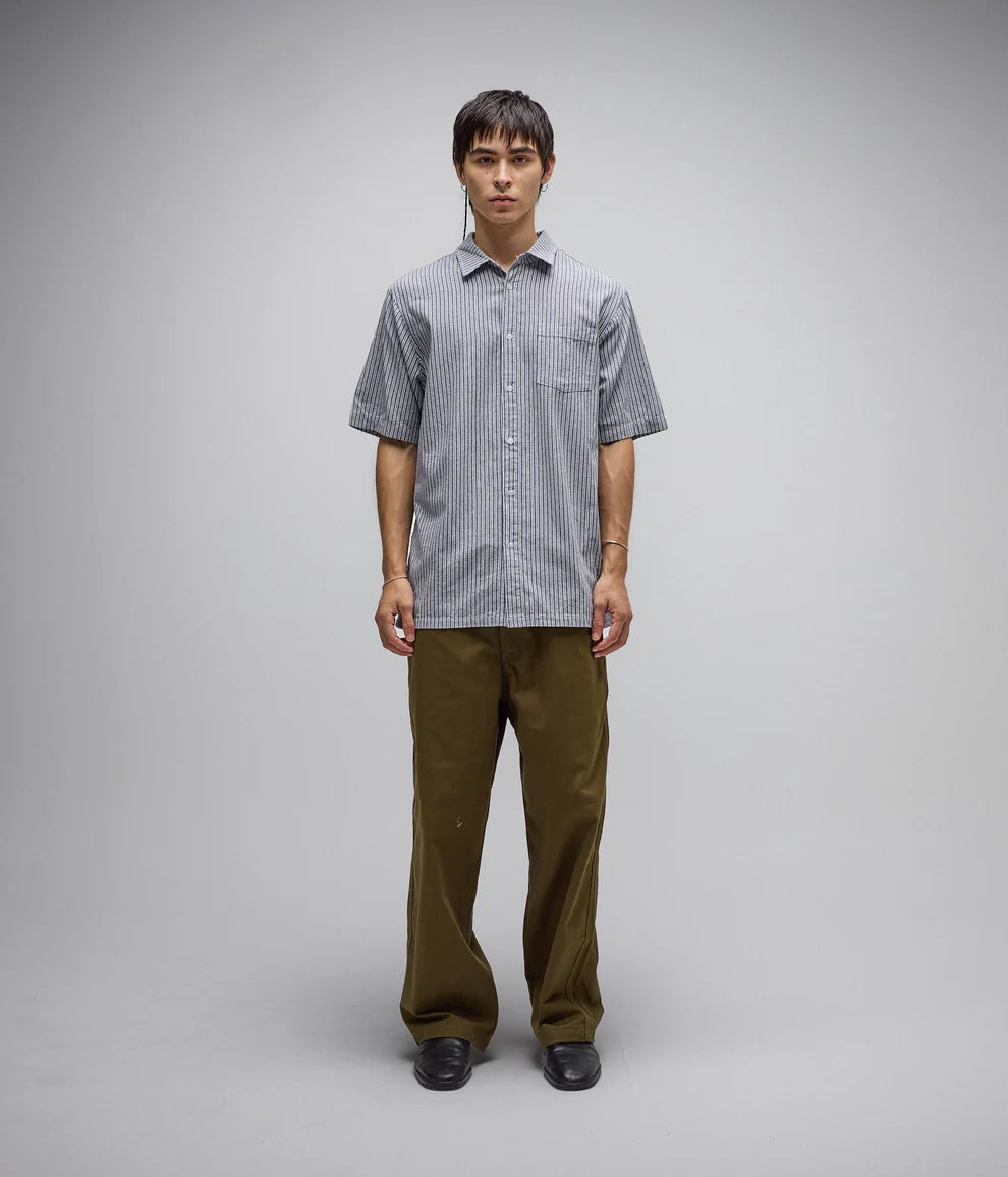 Former Reynolds Stripe SS Shirt - Bone/Navy - Star Surf + Skate