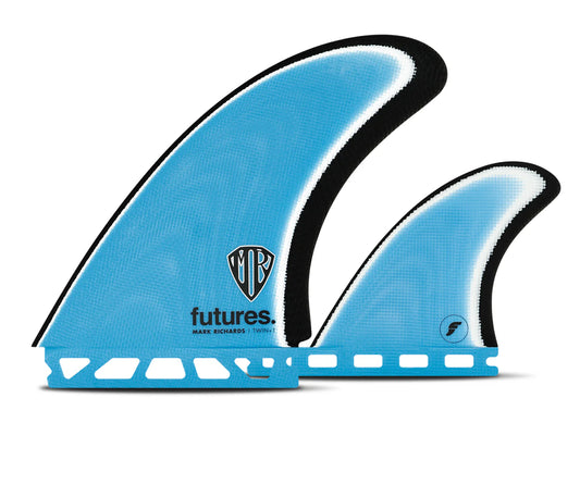 Futures Mark Richards Fibreglass Twin + 1 - Blue/White/Black - Star Surf + Skate